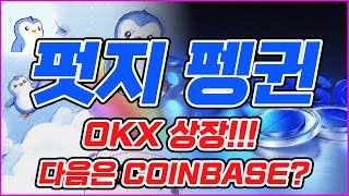 펏지 펭귄 상장 귀신 PENGU! 바이낸스, OKX, 코인원 NEXT !?