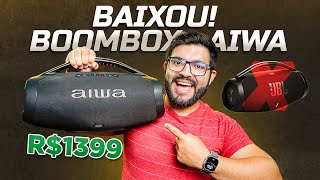 BAIXOU! Aiwa BOOMBOX é a caixa de som MAIS CUSTO BENEFÍCIO? Quase metade de uma JBL?