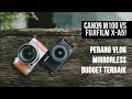 Canon m100 vs Fujifilm xa5 Test Video