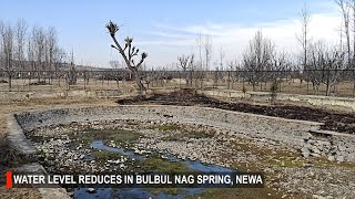 Thirty-nine villages in Pulwama have been left affected due to the low water level in the Bulbul Nag