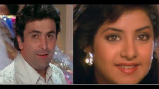 सोचेंगे तुम्हें प्यार करे के नहीं - दिव्या भारती और ऋषि कपूर का प्यार भरा गीत - Deewana Movie (1992)