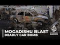 Deadly car bomb targets busy cafe in the Somali capital