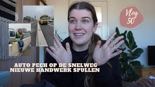 Auto pech op de snelweg en nieuwe handwerk spullen | marjoleinnnnnnnn #50