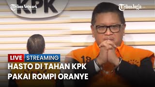 🔴 Sekjen PDIP Hasto Kristiyanto Pakai Rompi Oranye, Ditahan Terkait Kasus Harun Masiku