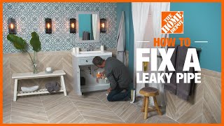 How to Fix a Leaky Pipe | Plumbing | The Home Depot