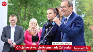 Oficjalne otwarcie Promenady Zdrowia