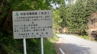 林道多羅尾線と三国越林道展望台130518