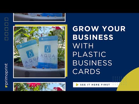 Plastic Business Cards Primoprint Youtube