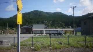 【陸羽西線車窓】清川駅から狩川駅