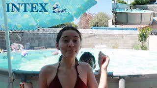 We built our summer pool