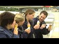 The Shaw TV Team all get Homestead Ice Cream, 2008, Saskatoon. Anything for the ….SCOOP