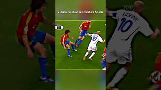 Zidane Masterclass vs Xavi-Iniesta's Spain 💀