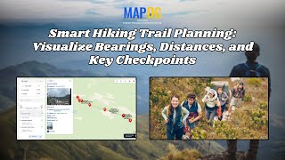 How to Plan a Hiking Trail with MAPOG Interactive Maps #hiking #viral #map #tech #trending #video