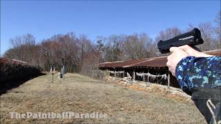 Tiberius Arms 8.1 Paintball Handgun Shooting HD