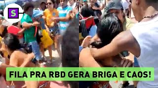 Ingresso RBD: briga entre fãs transforma fila em caos no Rio de Janeiro; veja vídeo