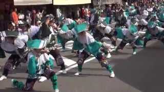 2014年･「セントラルグループ踊り子隊」第６１回よさこい祭り（２日目）枡形