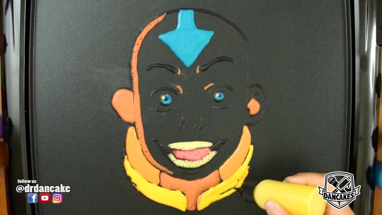 Aang Avatar The Last Airbender Pancake Art Youtube