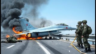 10 minutes ago! The world was shocked by the Russian Su-57 pilot who ambushed the US F-16 in the air