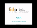 FIDO Alliance iSEC partners webinar