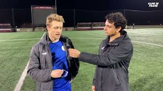 Pancyprian's top scorer Joe Holland on his record and going top of the EPSL Metro table