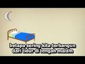 ZIKIR KETIKA TERBANGUN DIMALAM HARI