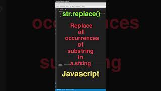 Replace a substring/string in an string in Javascript