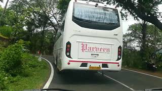 Over taking Parveen travels,bus chase,