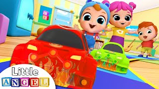 Toy Car Race Song | Nursery Rhymes & Kids Songs - Little Angel