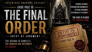 THE FINAL ORDER: Entry of Judgment | Case File 15 | Empowered Shadows Podcast