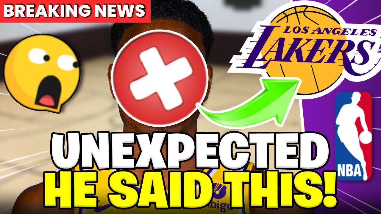 🚨 SURPRISING CONFIRMATION! THE LAKERS SAY THIS ABOUT THE NBA! LOS ...