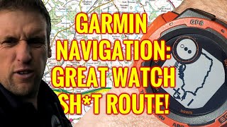 Navigation Test Hike (GARMIN INSTINCT SOLAR) -12 mile GPX route via OS Maps App