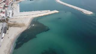 Flying over Limenaria Thassos - February 2023