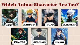 Which Anime Character Are You? 🌸| Fun Anime Personality Test (Requested) 💖 | @quizgalaxtopia​