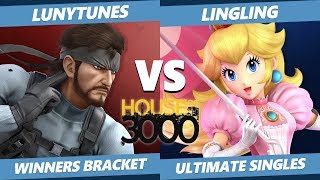 Xeno 204 Winners Bracket - LunyTunes (Snake) Vs. LingLing (Peach) Smash Ultimate - SSBU