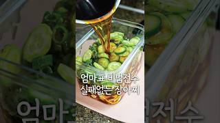 엄마표 비법전수 📝 실패없는 장아찌