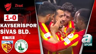 Kayserispor 1-0 Sivas Belediye (Ziraat Türkiye Kupası 4. Tur Maçı) / A Spor / 10.11.2022