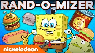 KRABBY PATTY RAND-O-MIZER! (Pt. 2) 🍔 | SpongeBob | Nickelodeon Cartoon Universe