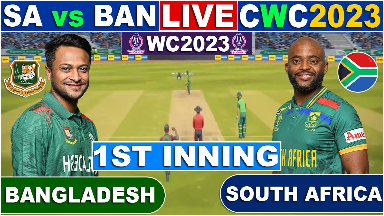 Live SA Vs BAN Match Score | Live Cricket Match Today | SA Vs BAN Live ...