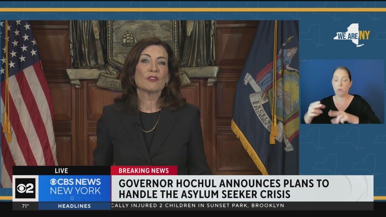 Gov. Kathy Hochul Update On Asylum Seeker Crisis - YouTube