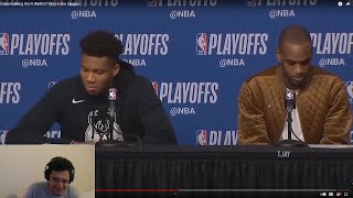Giannis Being the FUNNIEST Man in the League Reaction