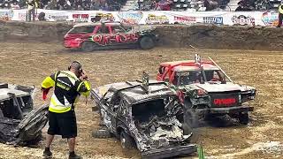 Outsiders vs fully loaded blizzard bash 2024 demolition derby