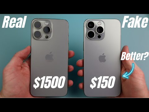 Fake IPhone 15 Pro BETTER than the REAL one???