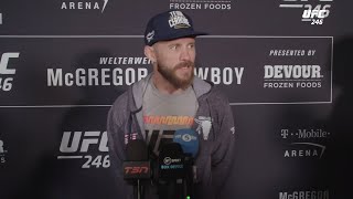 Cowboy Cerrone's tense media scrum after UFC 246 weigh ins