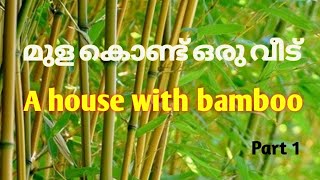 മുള കൊണ്ട് ഒരു വീട് |A house with bamboo