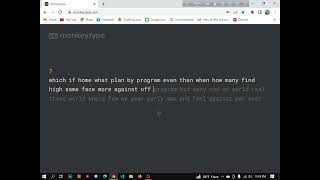 Typing speed 50 WPM on monkey type website || ALL YOU NEED