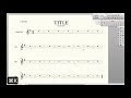 Different Clef in Concert Pitch and Transposed Score | Finale Superuser