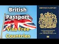 British Passport Visa Free Countries (2023)