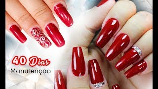 MANUTENÇÃO das unhas POLYGEL | Aline Makelyne