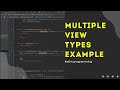 RecyclerView - Multiple View Types Example