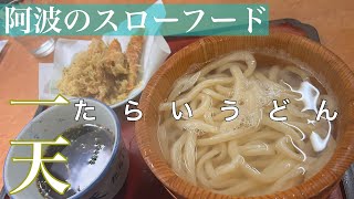 【郷土料理】徳島県名物！御所のたらいうどんを食べに行こう【一天】